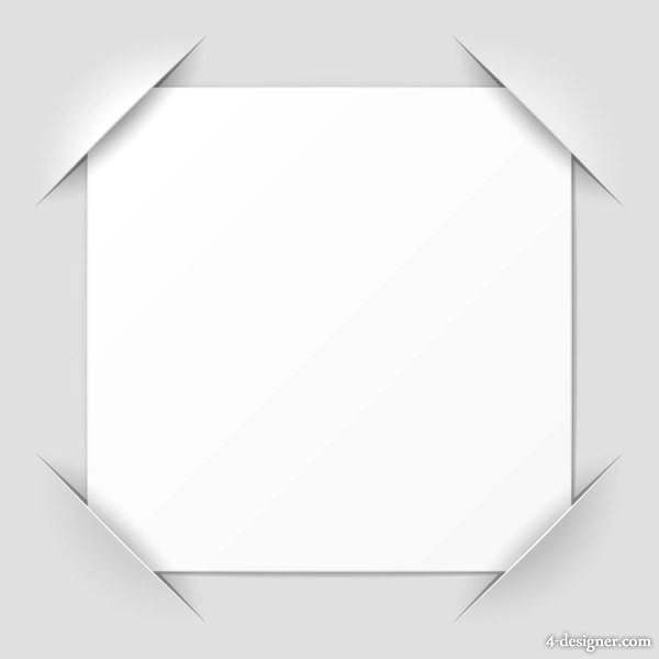 600x600 4 Designer Embedded Frame Vector Material