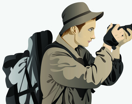 447x352 Set Of Photographer Design Elements Vector 05 Free Download