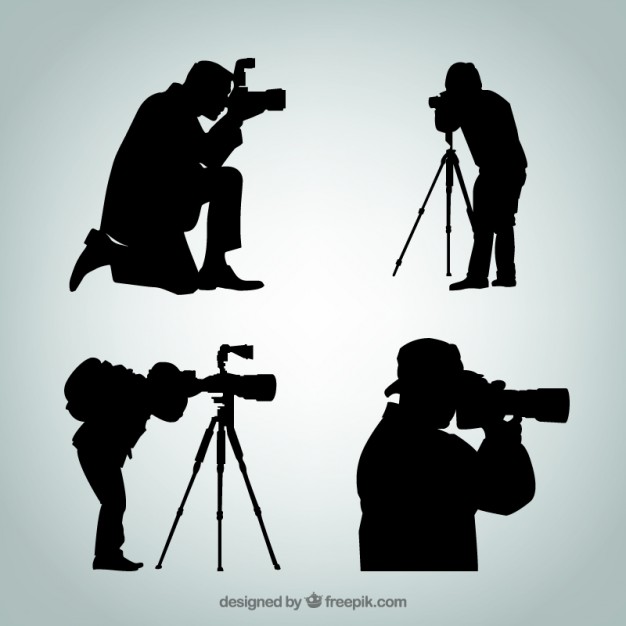 626x626 Silhouettes Of Photographer Vector Free Download