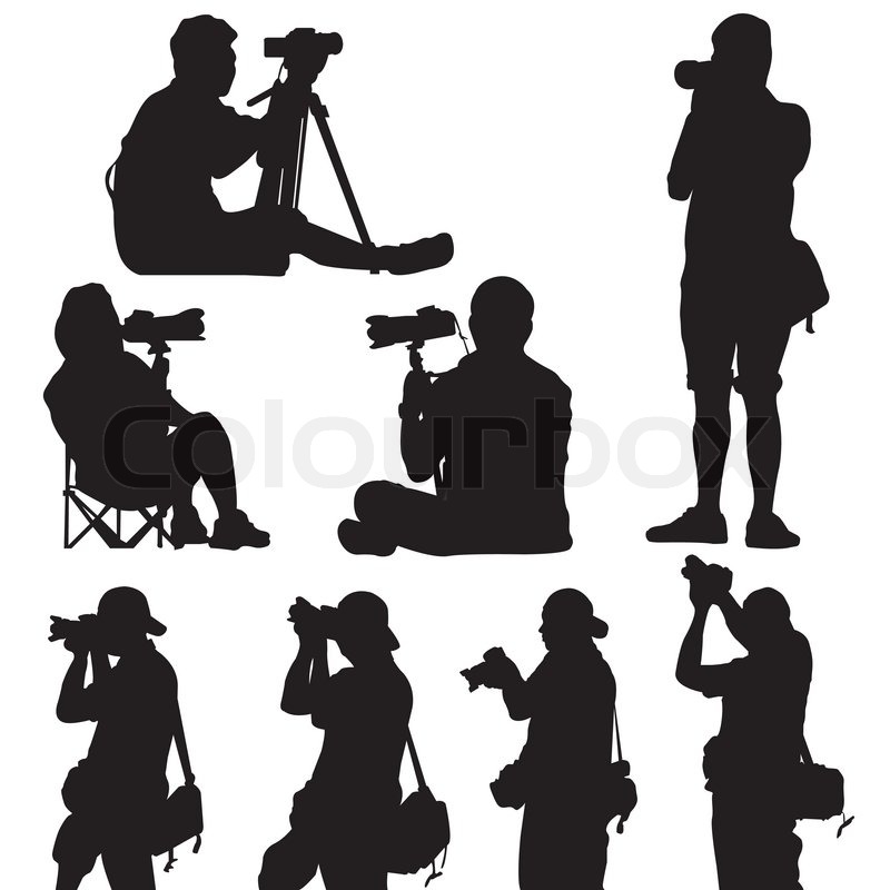 800x800 Image Of Photographers Silhouettes Collection