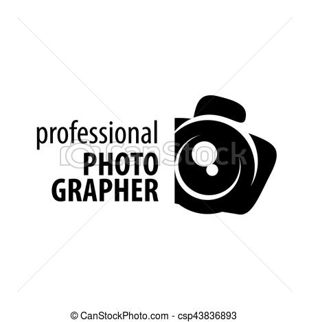 450x470 Logo Camera The Photographer. Vector Illustration Of Icon.