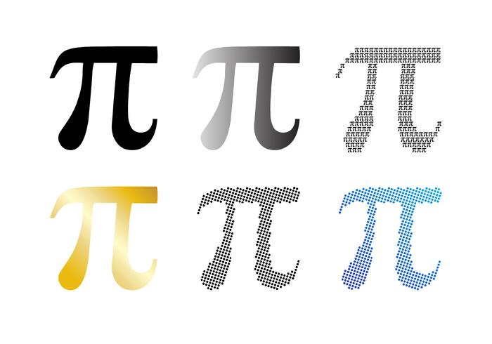 700x490 Pi Symbol Vector Set