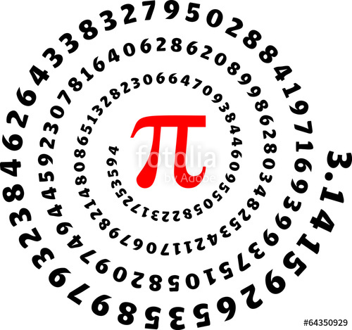500x469 Pi Spiral, Circumference, Mathematics Stock Image And Royalty