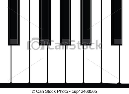 450x327 Piano Vector Illustration.