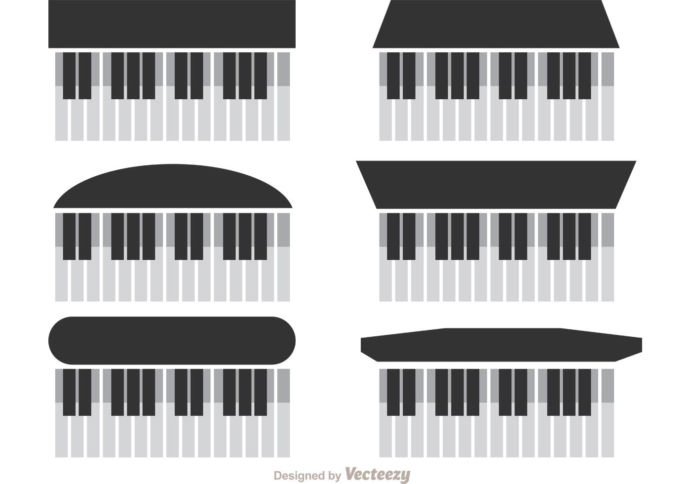1400x980 Grand Piano Free Vector Art