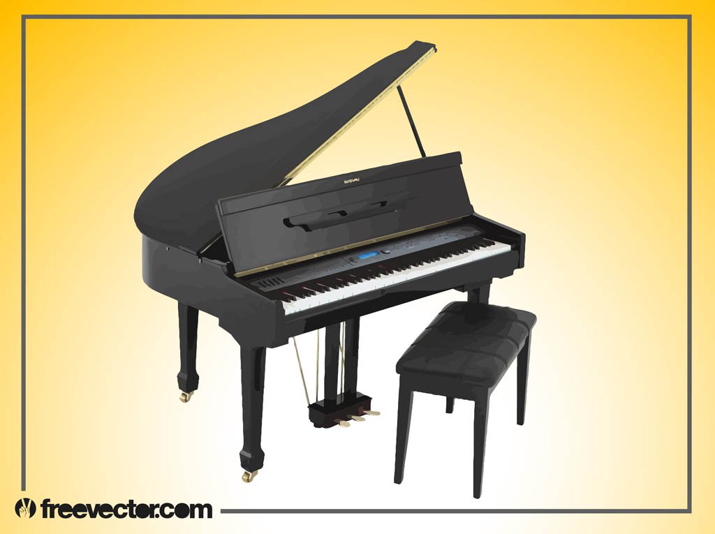 1024x765 Grand Piano Vector Graphics Vector Art Amp Graphics