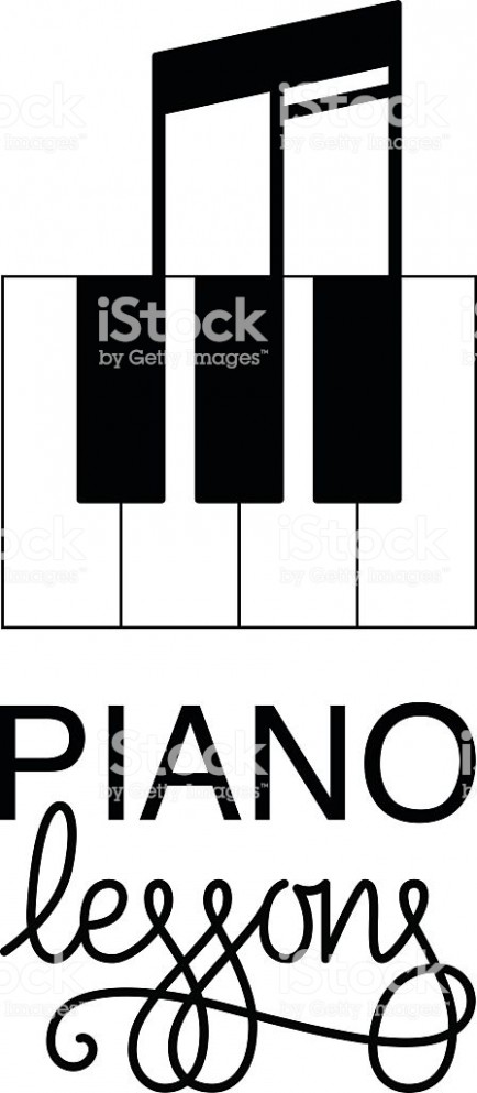 434x993 Piano Lessons Logo Stock Vector Art Amp More Images Of Abstract
