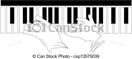 450x203 Piano Vector.