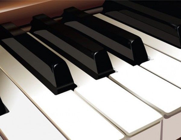600x465 Piano Vector Keys
