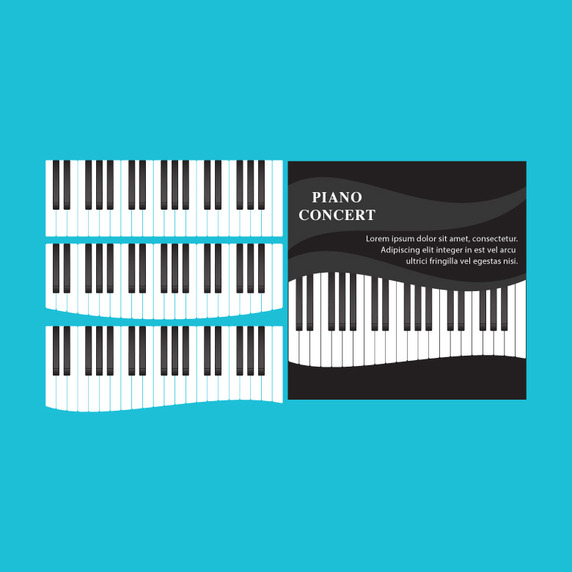 572x572 Wavy Piano Vector Free Vector Download In .ai, .eps, .svg Format