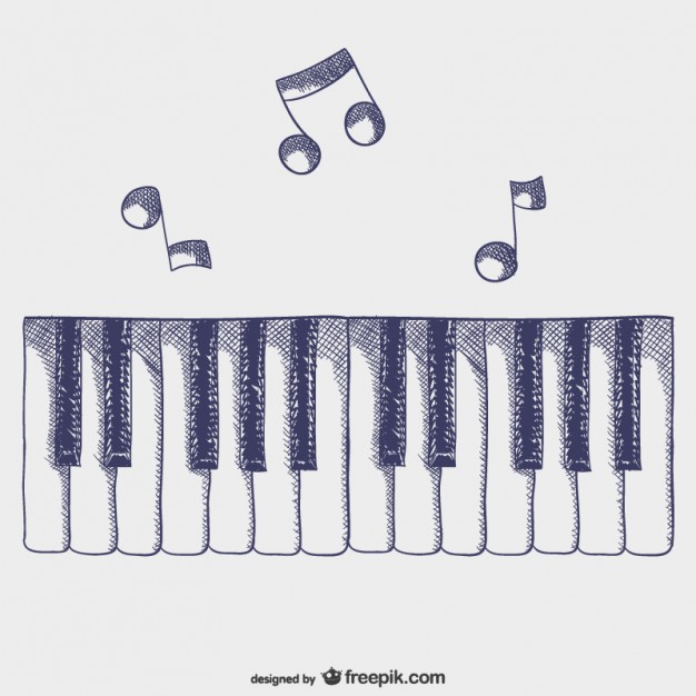 626x626 Piano Keys Vector Free Vectors Ui Download