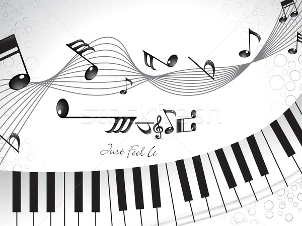 600x450 Abstract Musical Background With Piano Vector Illustration Rahul