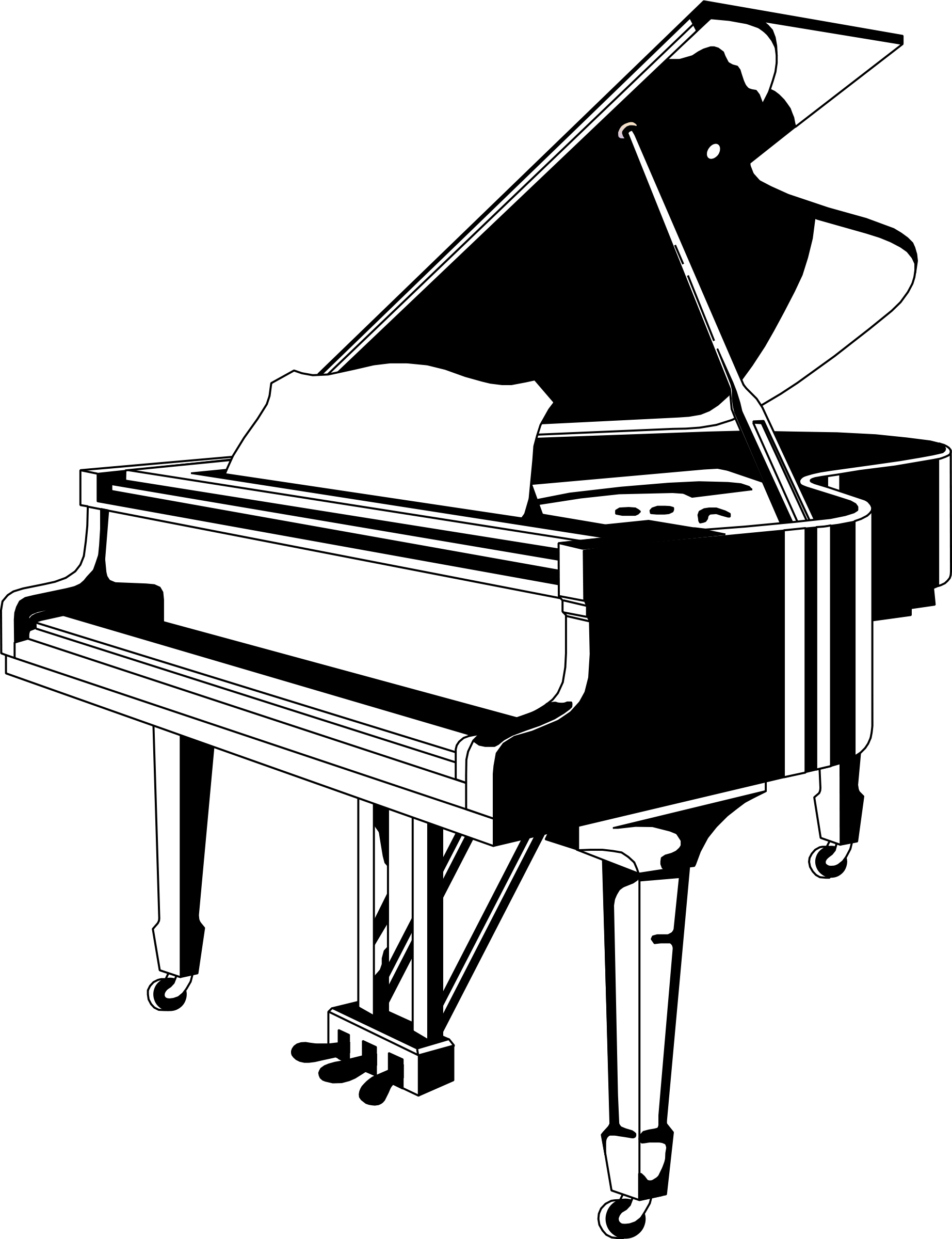 1845x2400 Collection Of Free Piano Vector Blank Keyboard. Download On Ubisafe