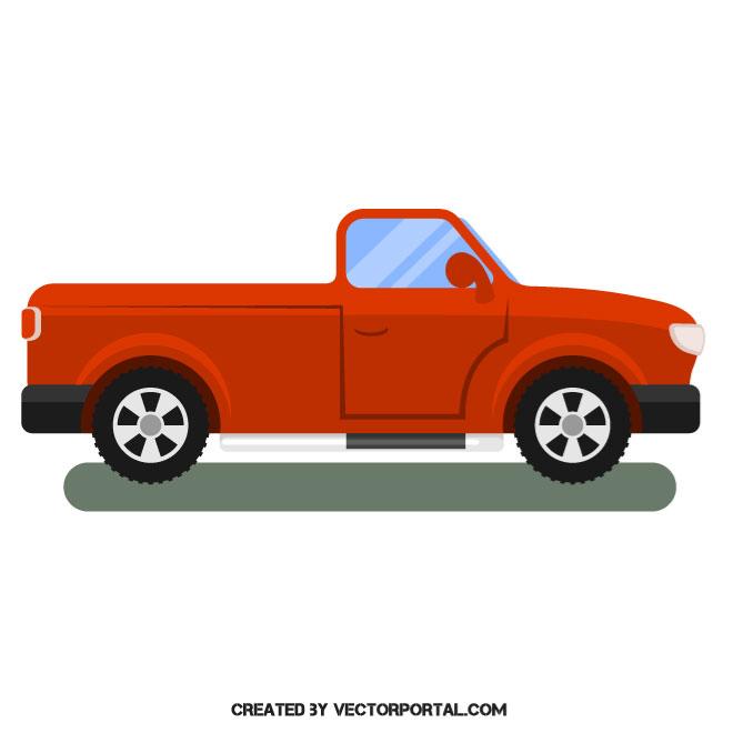 660x660 Red Pickup Truck