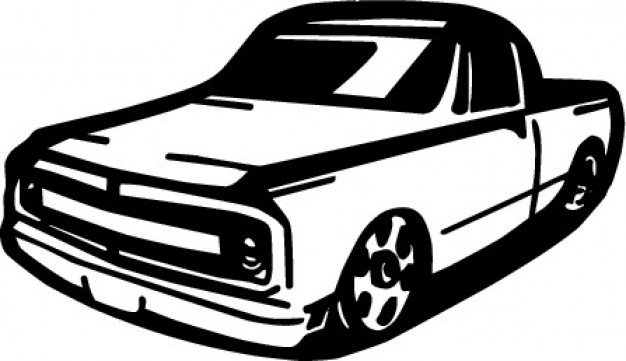 626x361 Vintage Pickup Truck Vector Free Download