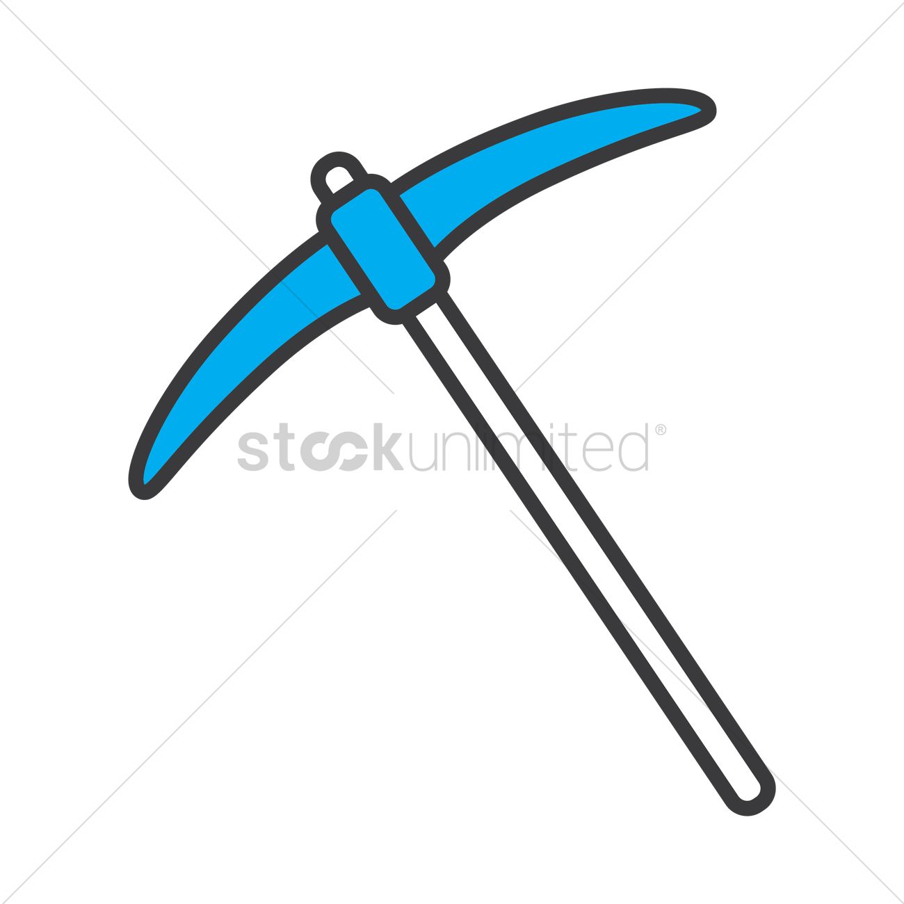 1300x1300 Pickaxe Vector Image