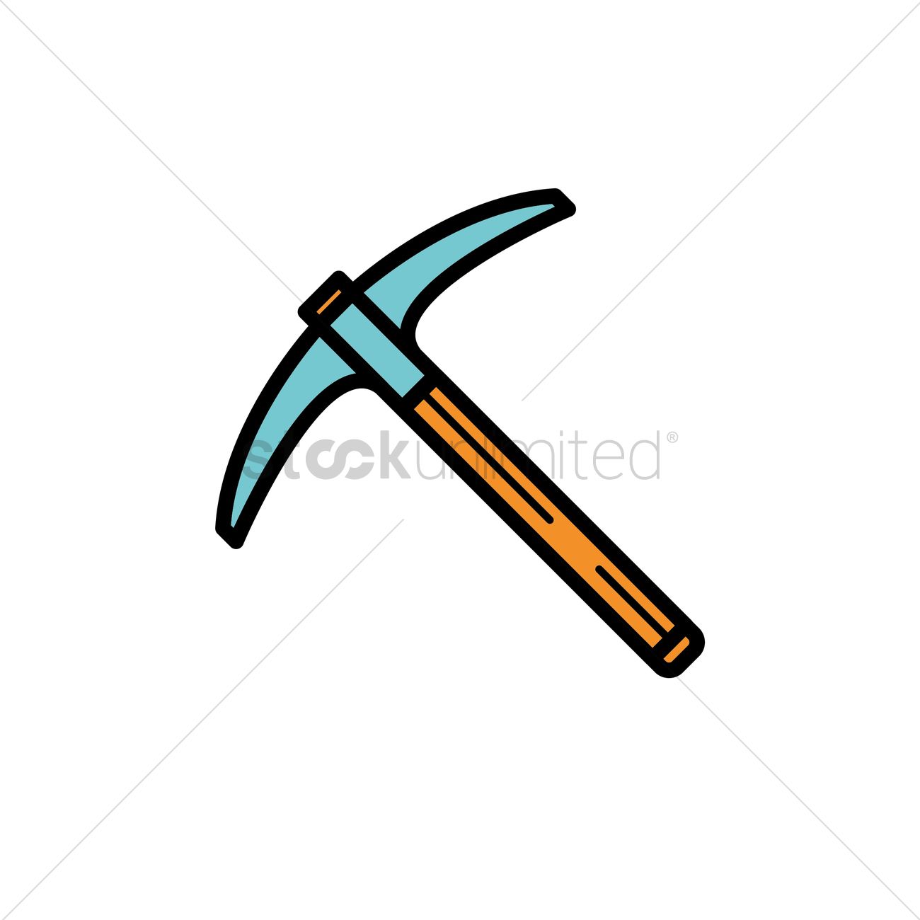 1300x1300 Pickaxe Vector Image