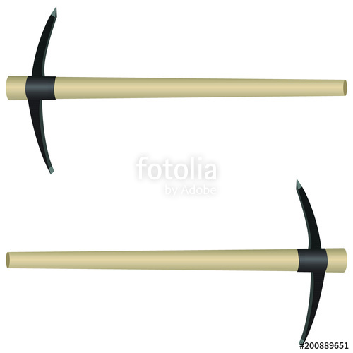 500x500 Pickaxe Vector Design Stock Image And Royalty Free Vector Files