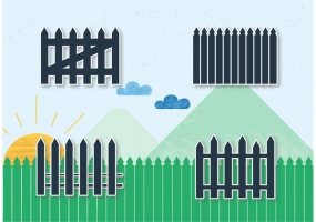 285x200 Fence Line Free Vector Graphic Art Free Download (Found 9,730