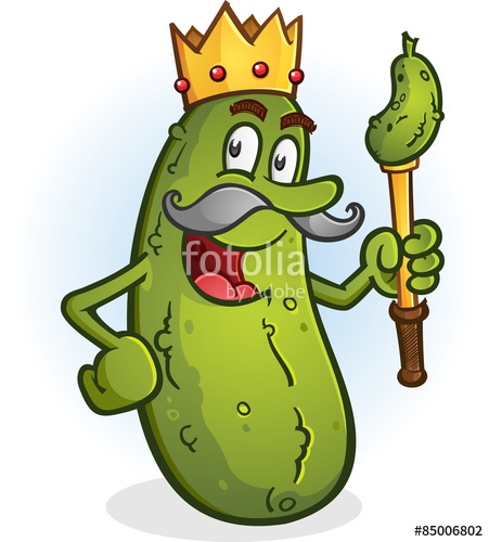 451x500 Pickle King Cartoon Character Stock Image And Royalty Free Vector