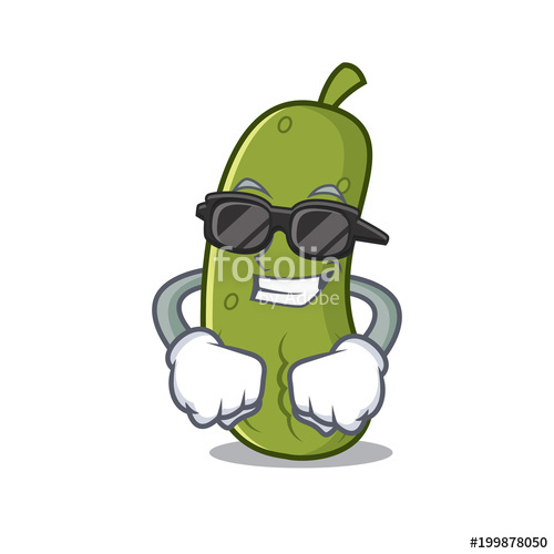 500x500 Super Cool Pickle Character Cartoon Style Stock Image And Royalty