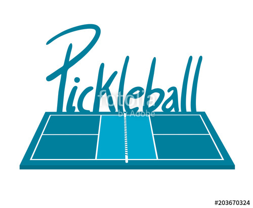 500x412 Pickleball Courtl Illustration Stock Image And Royalty Free