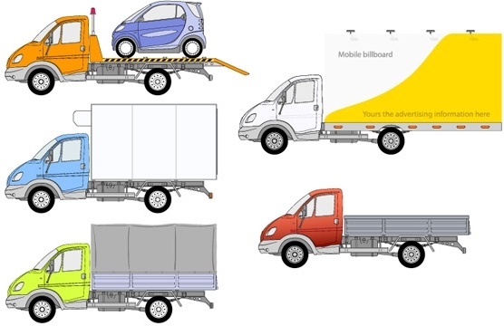 556x360 Pick Up Truck Free Vector Download (1,496 Free Vector) For