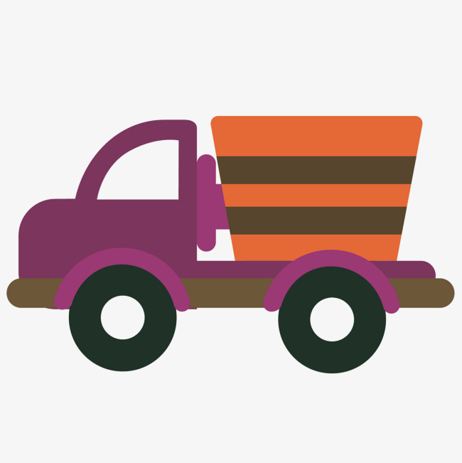 650x651 Vector Cartoon Pickup Truck Trolley Truck, Cartoon Vector, Truck