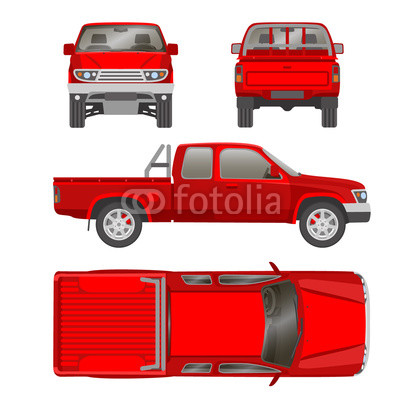 400x400 Car Pickup Truck Vector Illustration Buy Photos Ap Images