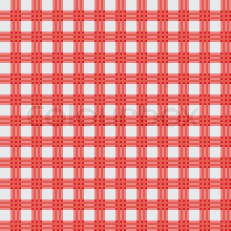 800x800 Vector Red Picnic Cloth Stock Vector Colourbox