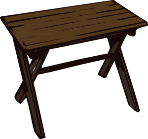 300x282 Picnic Table Clip Art