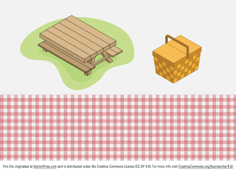 829x604 Free Picnic Vector Pack