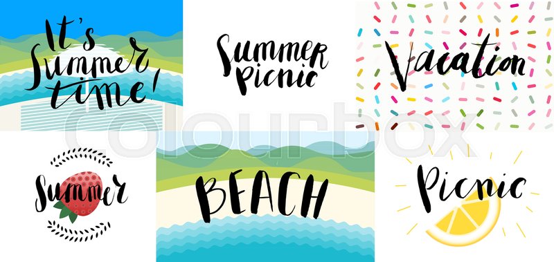 800x379 Lettering On Beach, Picnic, Vacation And Summer