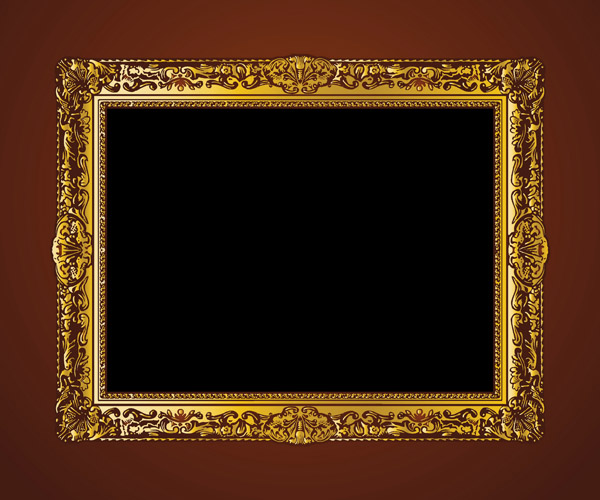 600x500 European Gorgeous Frame Vector Free Vector 4vector