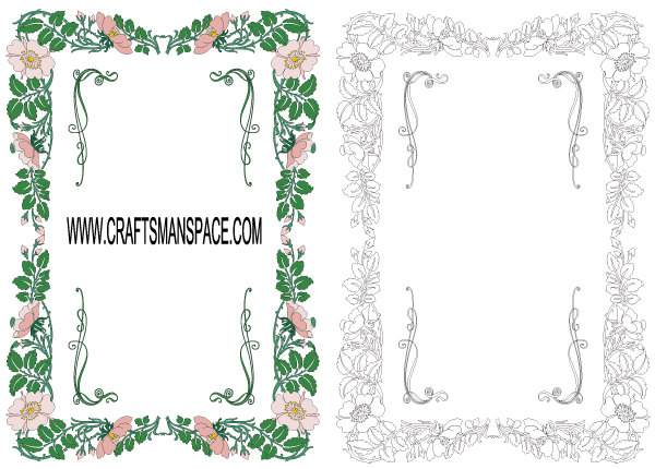 600x430 Free Decorative Borders Vector 123freevectors