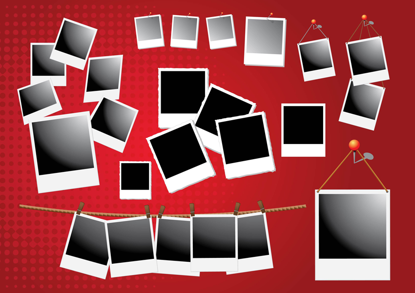 850x600 Polaroid Frame Vectors Vector Art Amp Graphics