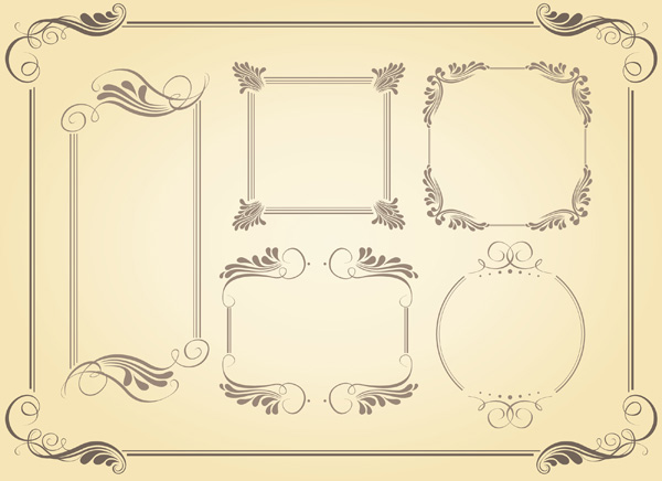 600x436 Simple Frame Vector Free Vector 4vector