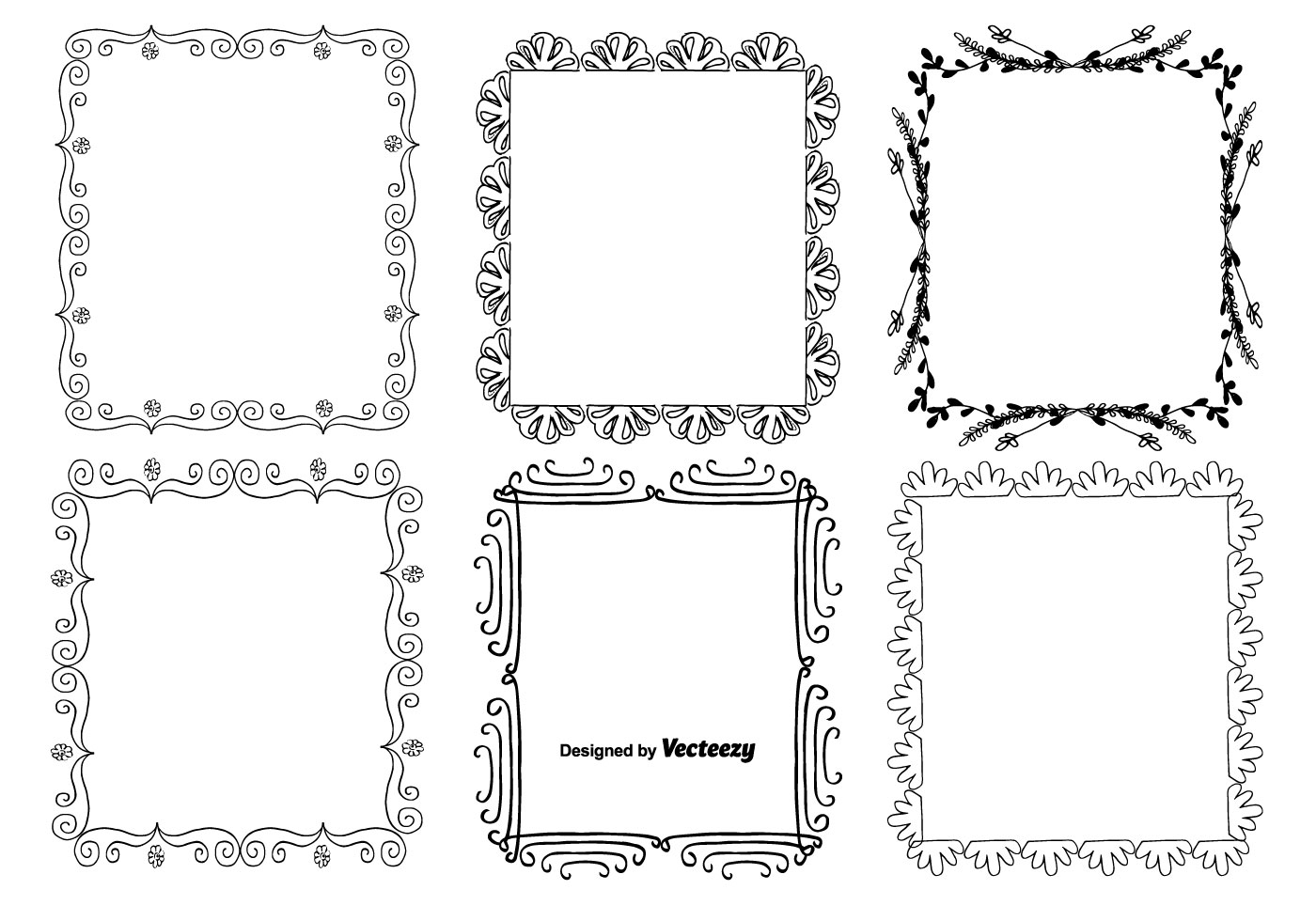 1400x980 Frame Vector 6 An Images Hub