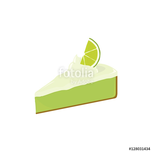 500x500 Key Lime Pie Slice 2 Stock Image And Royalty Free Vector Files On