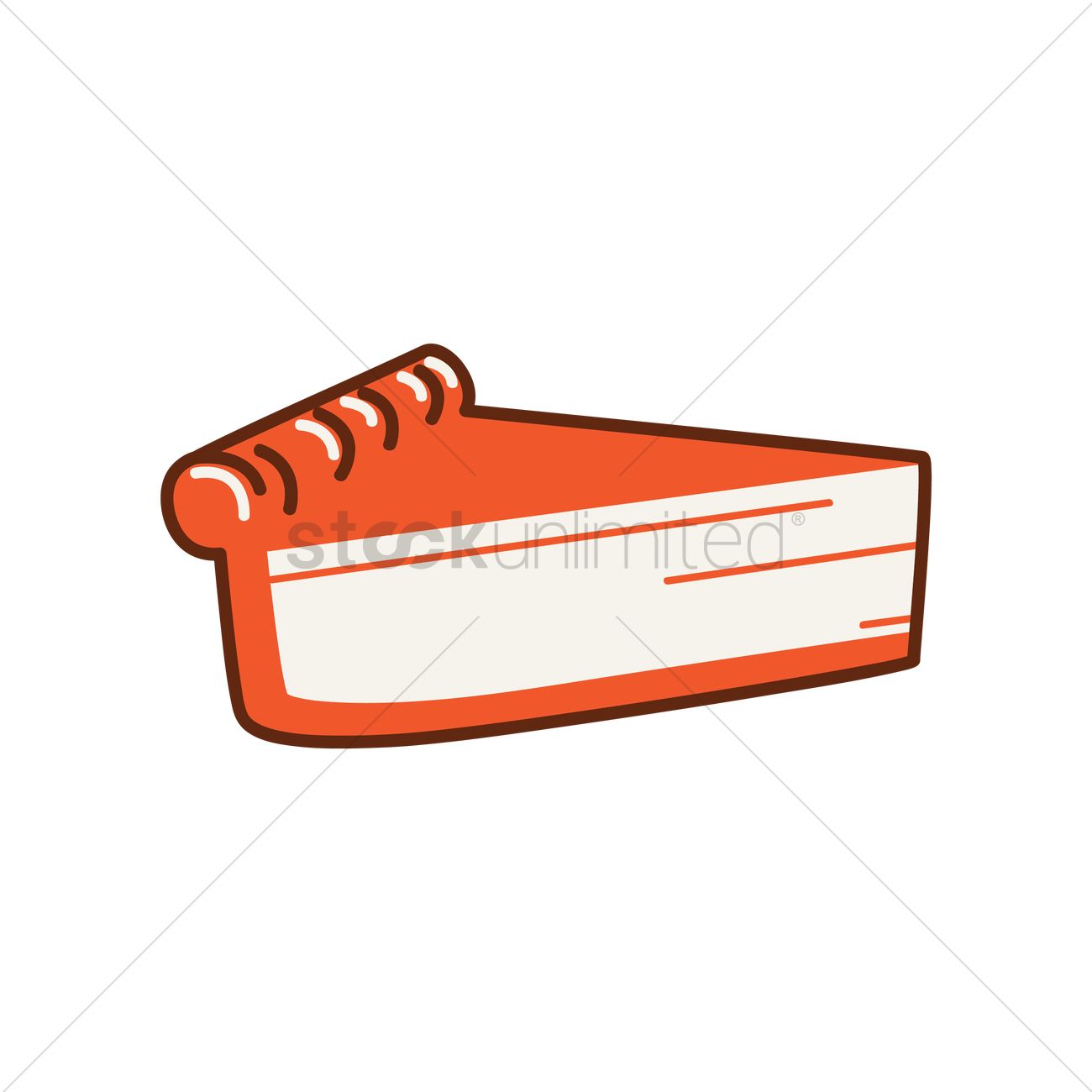 1300x1300 Pie Slice Vector Image