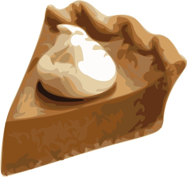 600x569 Pumpkin Pie Slice Free Vector In Open Office Drawing Svg ( .svg