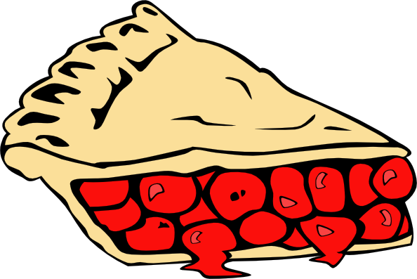 594x397 Cherry Pie Clip Art Free Vector 4vector