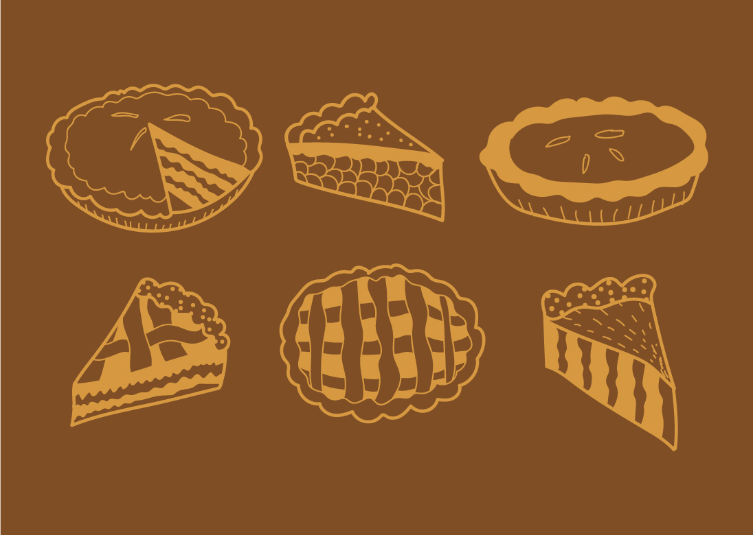 1096x780 Hand Drawn Apple Pie Vector Free Vector Download In .ai, .eps