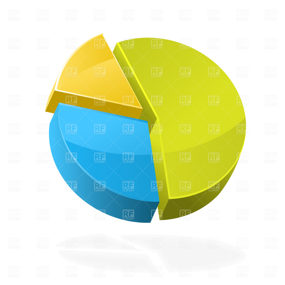 1200x1200 Pie Chart Icon Vector Image Vector Artwork Of Business, Finance