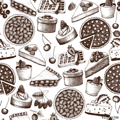 500x500 Drawn Pie Vector