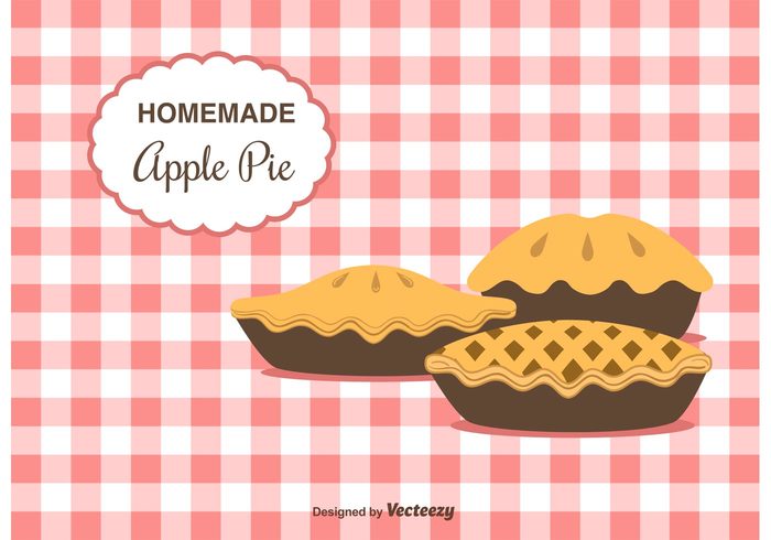 700x490 Home Made Apple Pie Vector Background