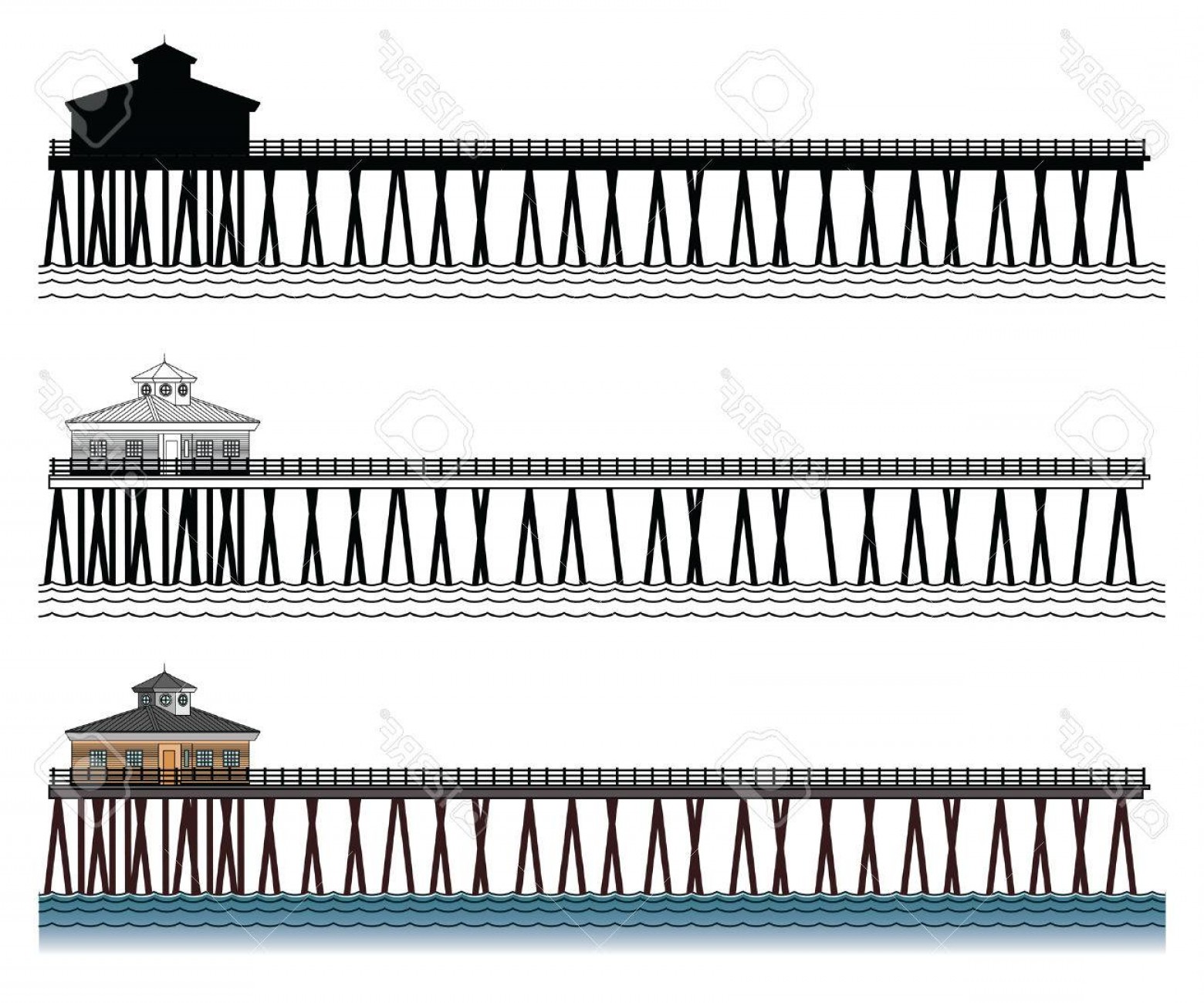 Pier Vector at GetDrawings | Free download