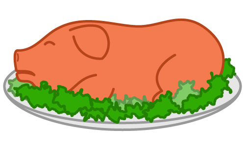 500x307 Pig Clipart Dead Pig