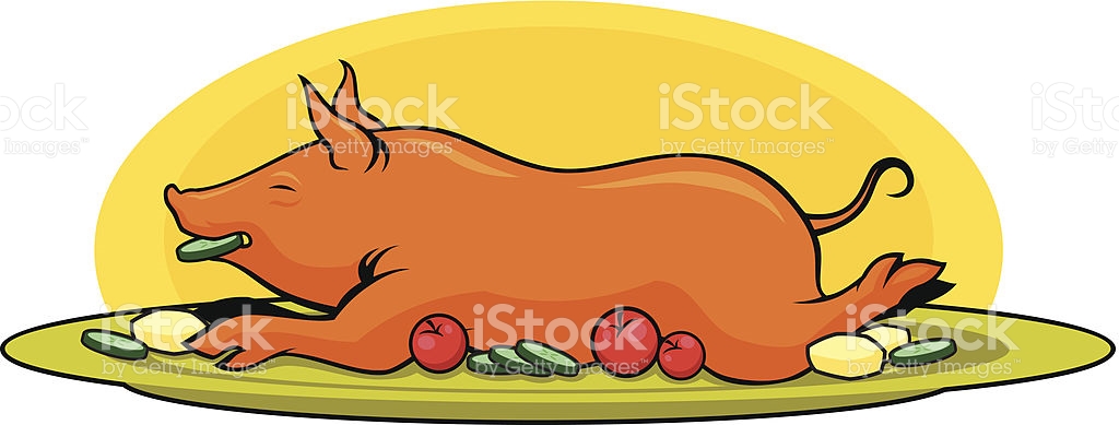 Pig Roast Vector at GetDrawings | Free download