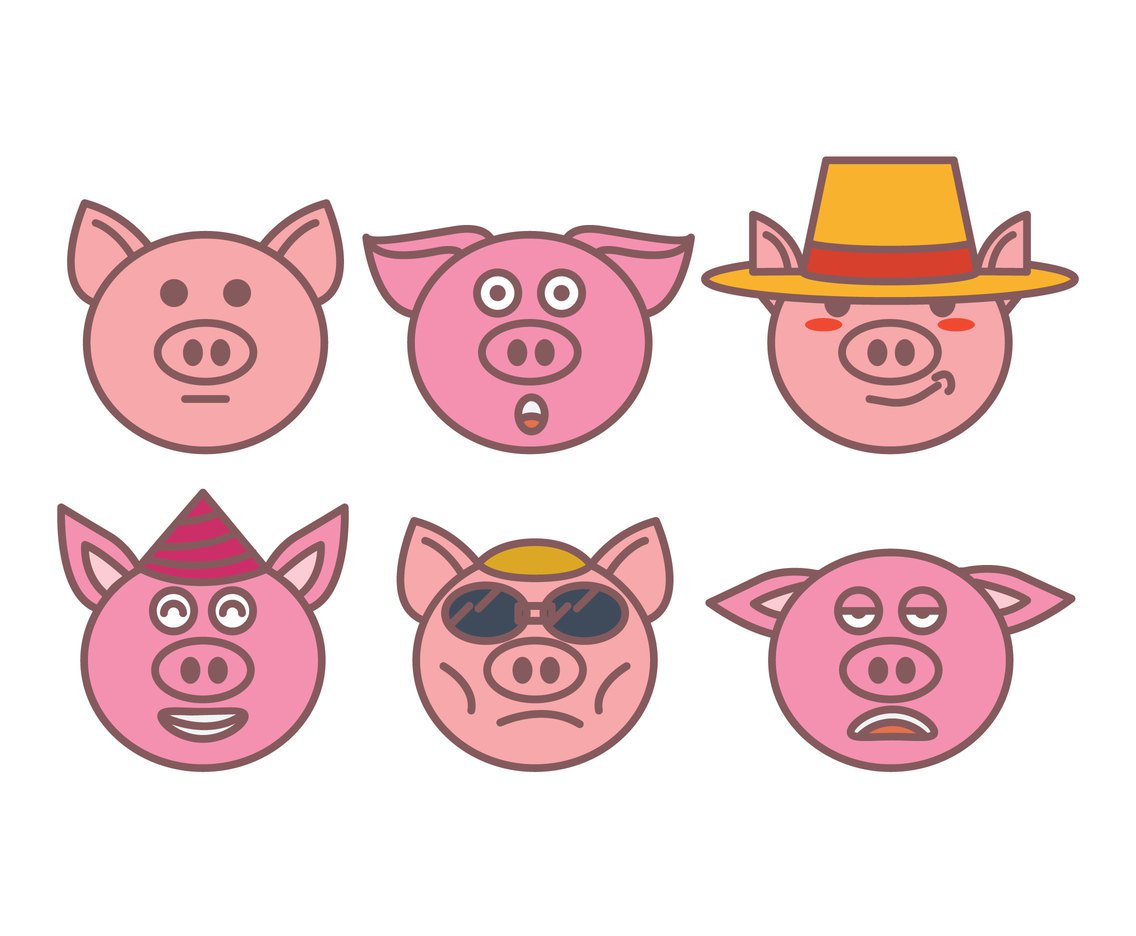 1136x936 Pig Vector Vector Art Amp Graphics